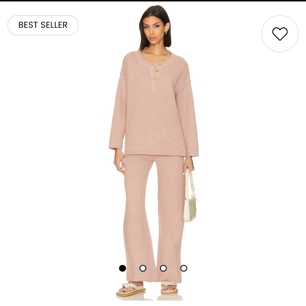 Free People Hailee Sweater Set Dusty Himalayan size small